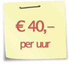 Beheer/werkzaamheden voor € 40,- per uur