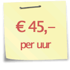 Beheer/werkzaamheden voor € 45,- per uur
