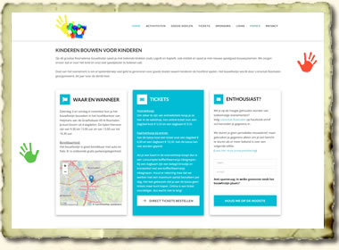 Website KinderenBouwenVoorKinderen