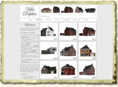Website Villa Delphia Villatheek