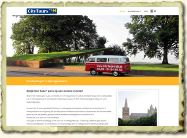 Website CityTours 's-Hertogenbosch